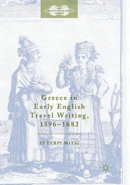 portada Greece in Early English Travel Writing, 1596-1682