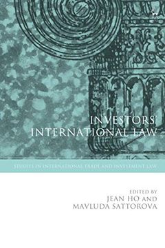 portada Investors’ International law (Studies in International Trade and Investment Law) (en Inglés)