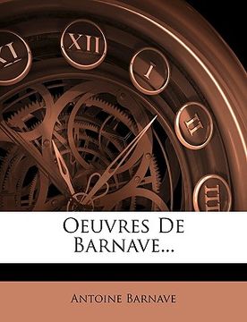 portada Oeuvres de Barnave... (en Francés)