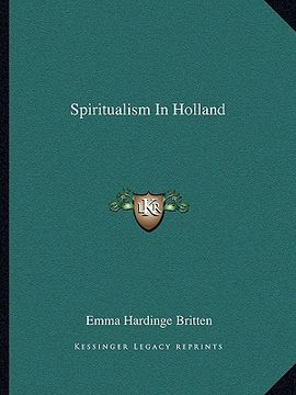 portada spiritualism in holland (in English)
