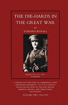 portada Die-Hards in the Great war (Middlesex Regiment) Volume two (en Inglés)
