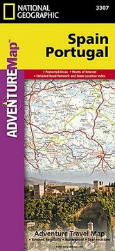 portada national geographic adventure map spain, portugal (en Inglés)