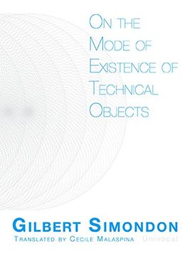 portada On the Mode of Existence of Technical Objects