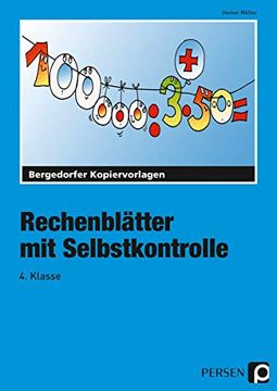 portada Rechenblätter mit Selbstkontrolle. 4. Schuljahr (en Alemán)