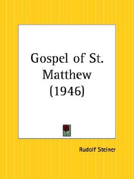 portada gospel of st. matthew (en Inglés)
