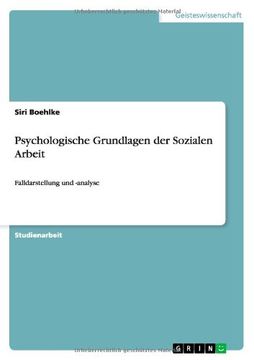 portada Psychologische Grundlagen der Sozialen Arbeit (German Edition)