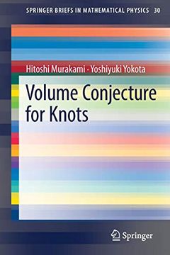 portada Volume Conjecture for Knots (Springerbriefs in Mathematical Physics) (en Inglés)