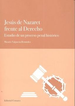 portada Jesús de nazaret frente al derecho (Persona (comares)) (in Spanish)
