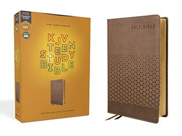 portada Kjv, Teen Study Bible, Leathersoft, Brown, Comfort Print (in English)