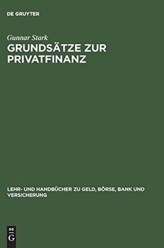 portada Grundsätze zur Privatfinanz (en Alemán)