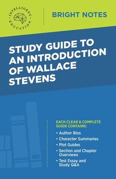 portada Study Guide to an Introduction of Wallace Stevens (en Inglés)