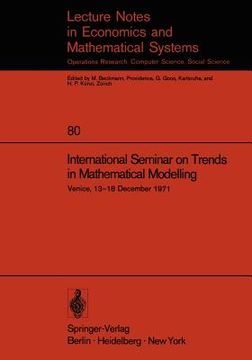 portada international seminar on trends in mathematical modelling: venice, 13 18 december 1971 (en Inglés)