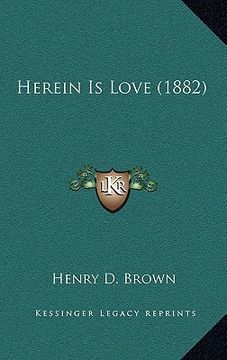 portada herein is love (1882) (en Inglés)