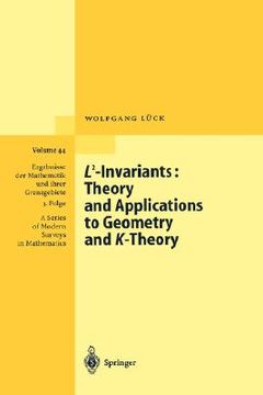 portada l2-invariants: theory and applications to geometry and k-theory