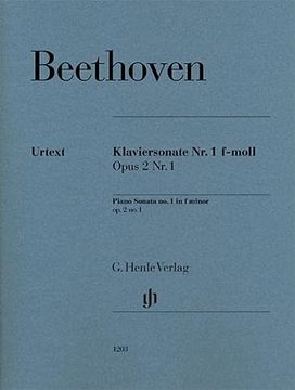 portada Klaviersonate nr. 1 F-Moll op. 2 nr. 1