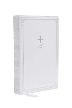 portada Nrsv, Catholic Bible, Gift Edition, Leathersoft, White, Comfort Print: Holy Bible 