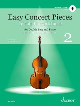 portada Easy Concert Pieces: 24 Easy Pieces From 5 Centuries Using Half to 3rd Position. Vol. 24 Double Bass and Piano.