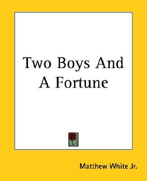 portada two boys and a fortune (en Inglés)