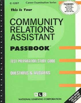 portada community relations assistant (en Inglés)