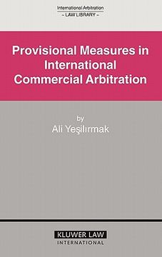 portada provisional measures in international commercial arbitration