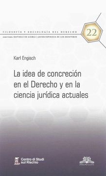 portada La idea de concreción en el derecho y en la ciencia jurídica actuales (in Spanish)