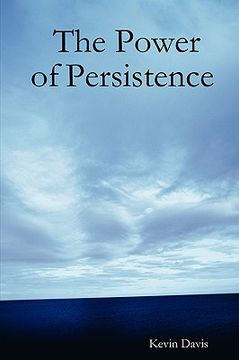 portada the power of persistence (en Inglés)