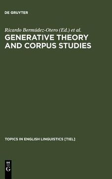 portada generative theory and corpus studies (en Inglés)