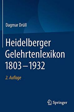 portada Heidelberger Gelehrtenlexikon 1803–1932 (en Alemán)