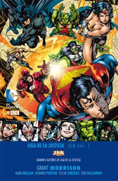 portada Jla de Grant Morrison: Grandes Autores de la Liga de la Justicia: Grant Morrison - jla Núm. 01
