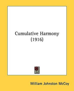 portada cumulative harmony (1916) (in English)