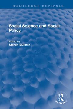portada Social Science and Social Policy (Routledge Revivals) (en Inglés)