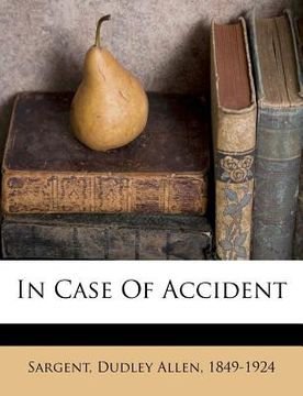 portada in case of accident (en Inglés)