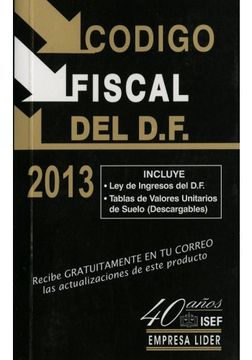 portada Codigo Fiscal del D. Fi (Bolsillo) 2013