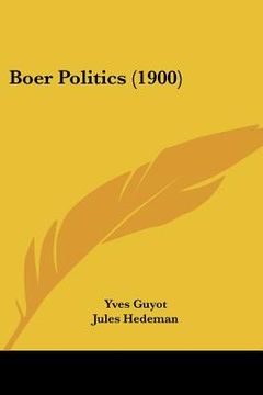 portada boer politics (1900) (en Inglés)