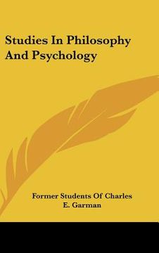 portada studies in philosophy and psychology (en Inglés)