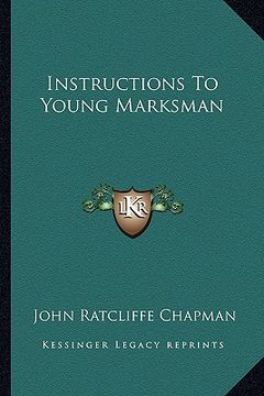 portada instructions to young marksman (en Inglés)