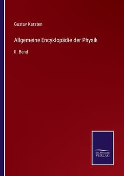 portada Allgemeine Encyklopädie der Physik: II. Band (en Alemán)