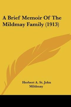 portada a brief memoir of the mildmay family (1913)