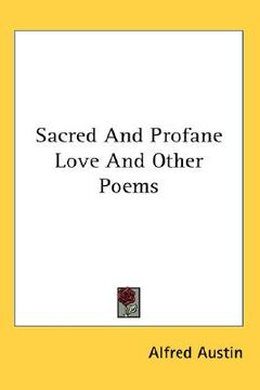 portada sacred and profane love and other poems (en Inglés)