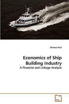 portada economics of ship building industry (en Inglés)