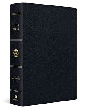 portada Esv Super Giant Print Bible: English Standard Version, Super Giant Print Bible, Black Genuine Leather (en Inglés)
