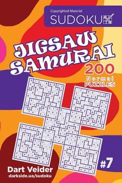 portada Sudoku Jigsaw Samurai - 200 Normal Puzzles 9x9 (Volume 7) 