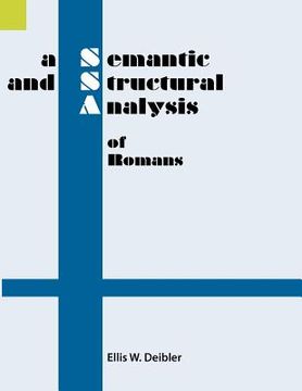 portada a semantic and structural analysis of romans (en Inglés)