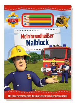portada Feuerwehrmann Sam: Mein Brandheißer Malblock (en Alemán)