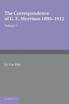 portada The Correspondence of g. E. Morrison 1895 12 (in English)