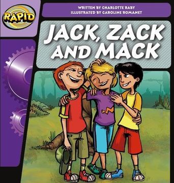 portada Rapid Phonics Step 2: Jack, Zack and Mack (Fiction) (en Inglés)