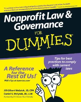 nonprofit law & governance for dummies