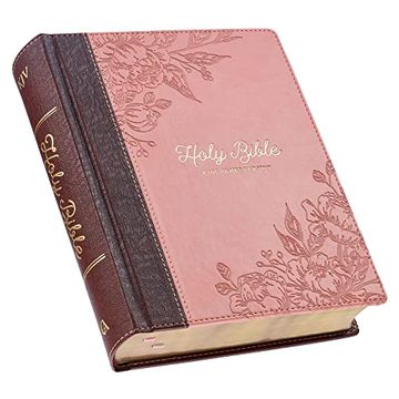 portada Kjv Holy Bible, Note-Taking Bible, Faux Leather Hardcover - King James Version, Brown (en Inglés)