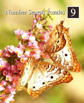 portada Number Search Puzzles 9: 100 Elegant Puzzles in Large Print (en Inglés)