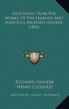 portada selections from the works of the learned and judicious richard hooker (1831)